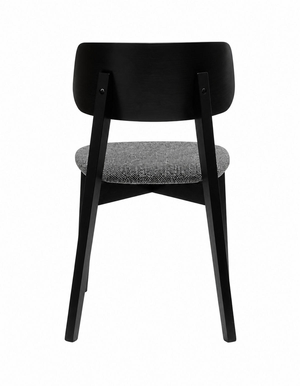 STUHL Korinn 80 x 46 x 43 cm, grau, schwarz - Schwarz/Grau, Metall (46/85/43cm) - Margaret Hadas24