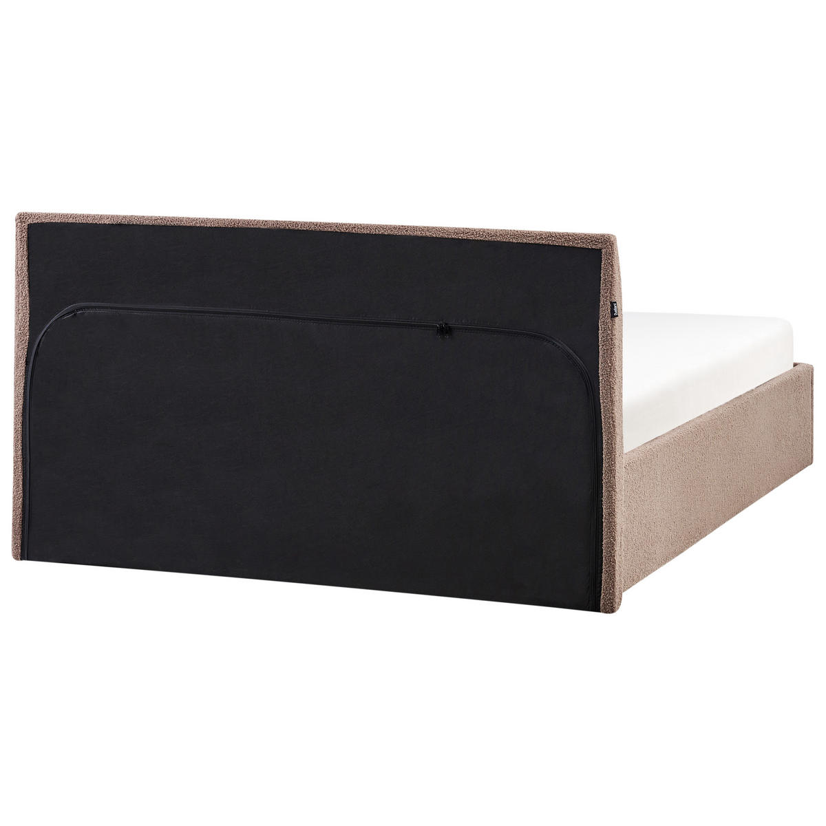 POLSTERBETT 140x200 cm Braun Orbey - Braun, Textil (140/200cm) - Beliani