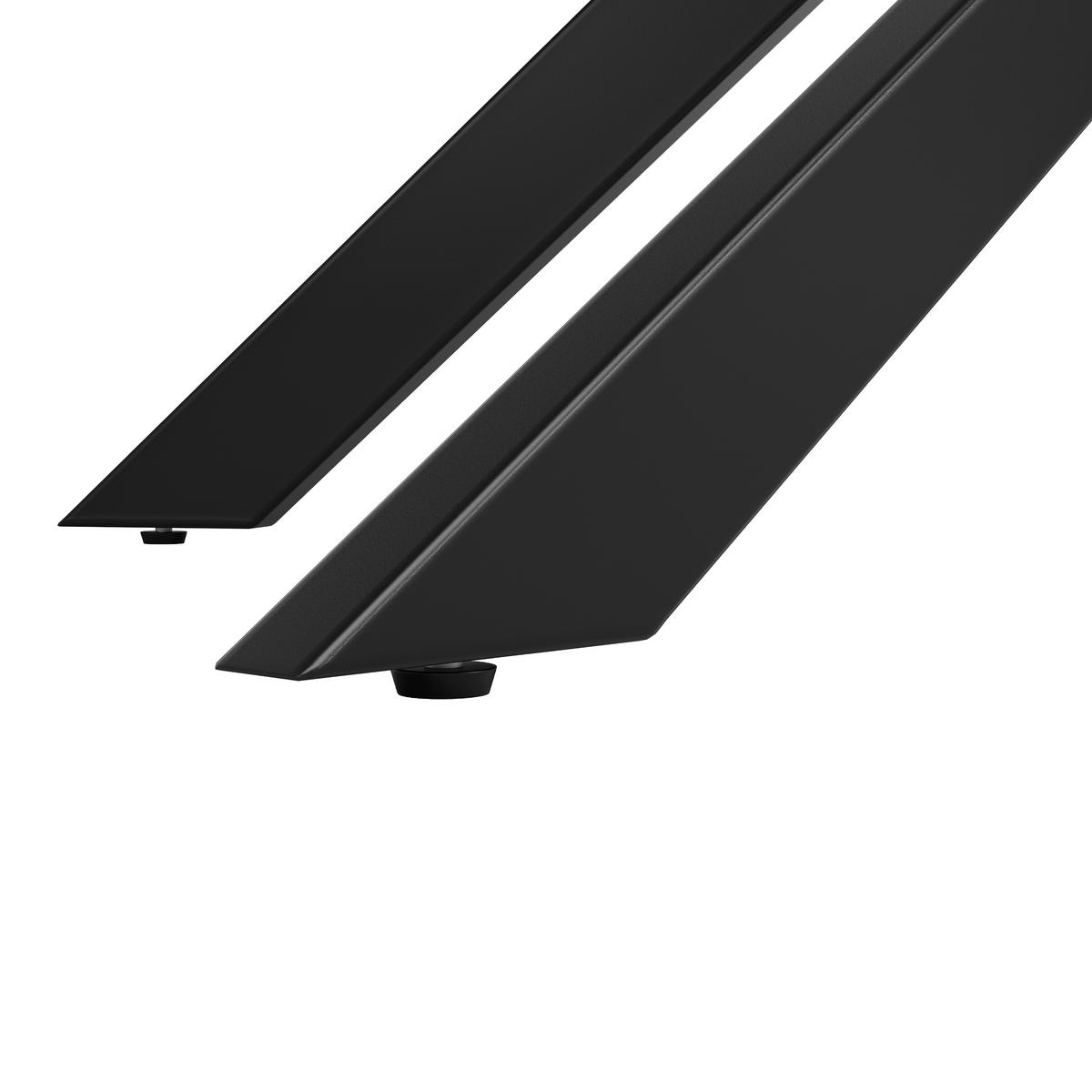 JEDÁLENSKÝ STÔL Ausziehbar biely 160/80/76.50 cm - biela, kov/kompozitné drevo (160/80/77cm) - Urban Meuble