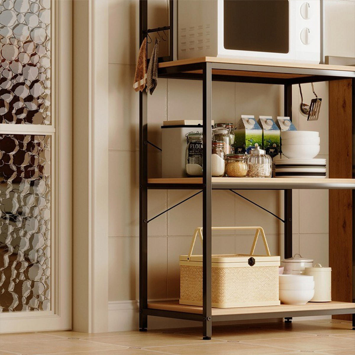 REGAL, braun 60/40/166 cm - Braun, Holzwerkstoff (60/166/40cm)