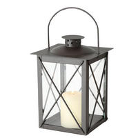 LATERNE Farol aus Metall - Braun, Metall (14/20/14cm) - Boltze Home