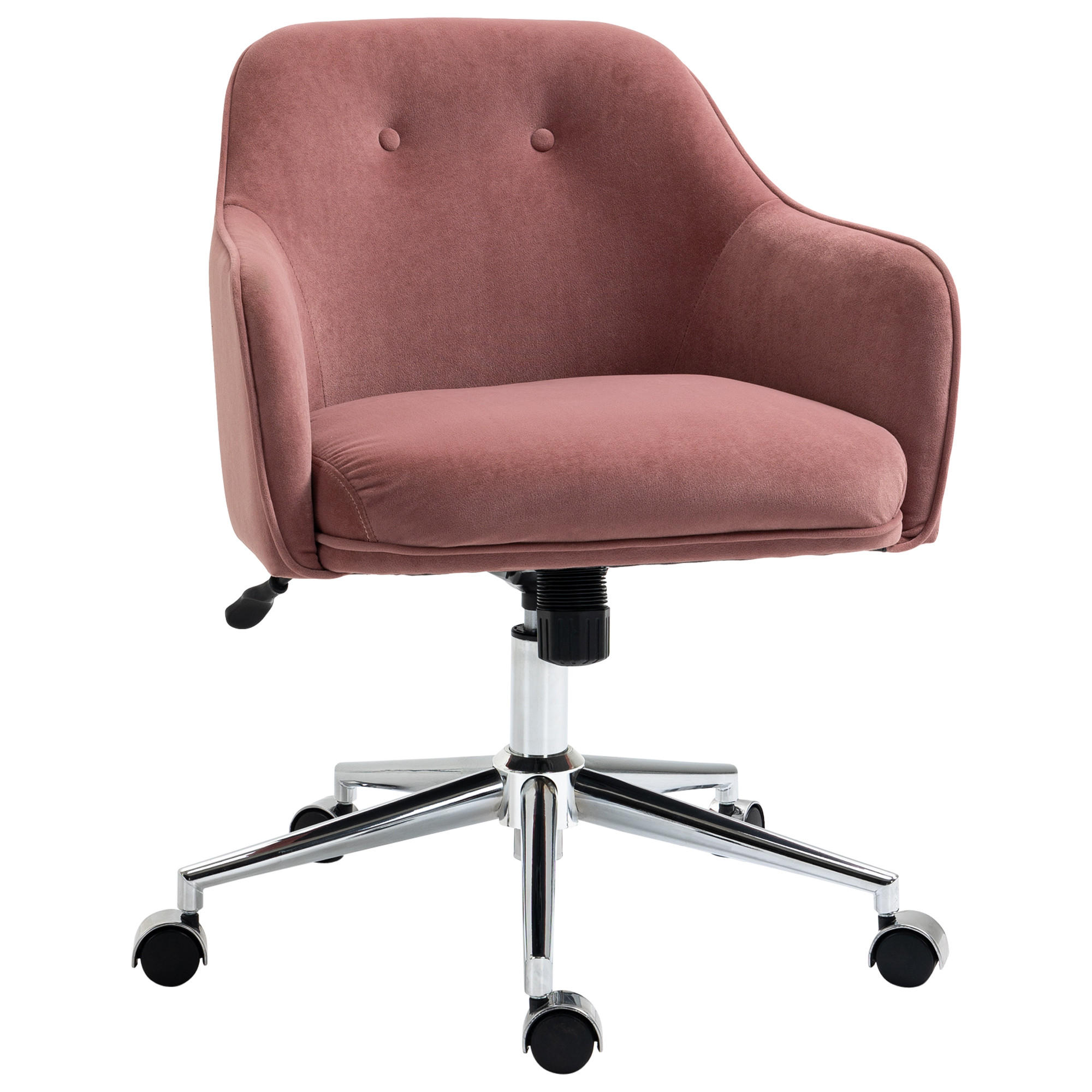 BÜROSTUHL, Wippenfunktion, Nylon, Rot - Rot, Textil (59/90.5/61cm) - Vinsetto