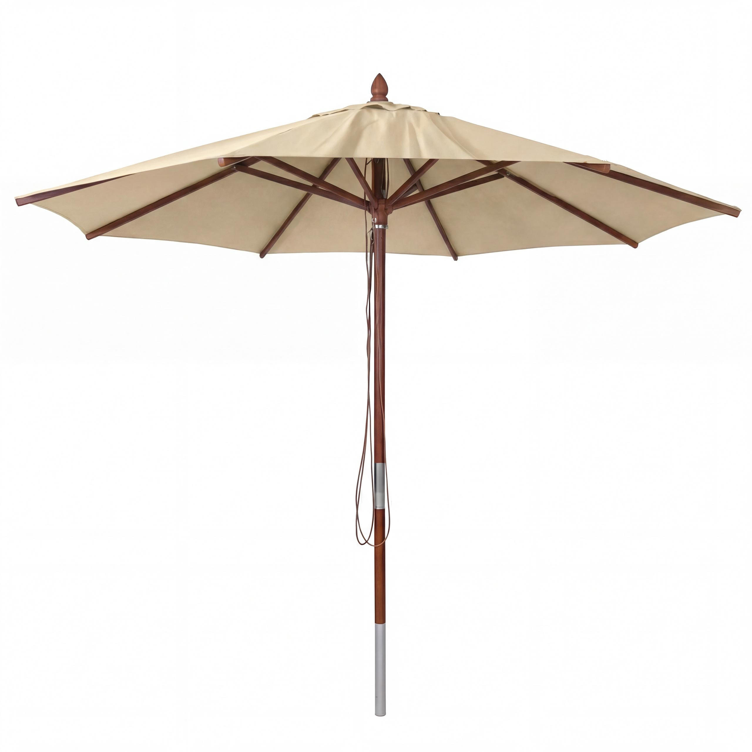 SONNENSCHIRM C57B Creme - Creme, Holz (300/300cm) - MCW