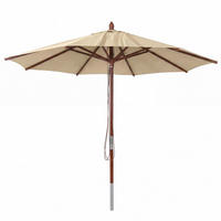 SONNENSCHIRM C57B Creme - Creme, Holz (300/300cm) - MCW