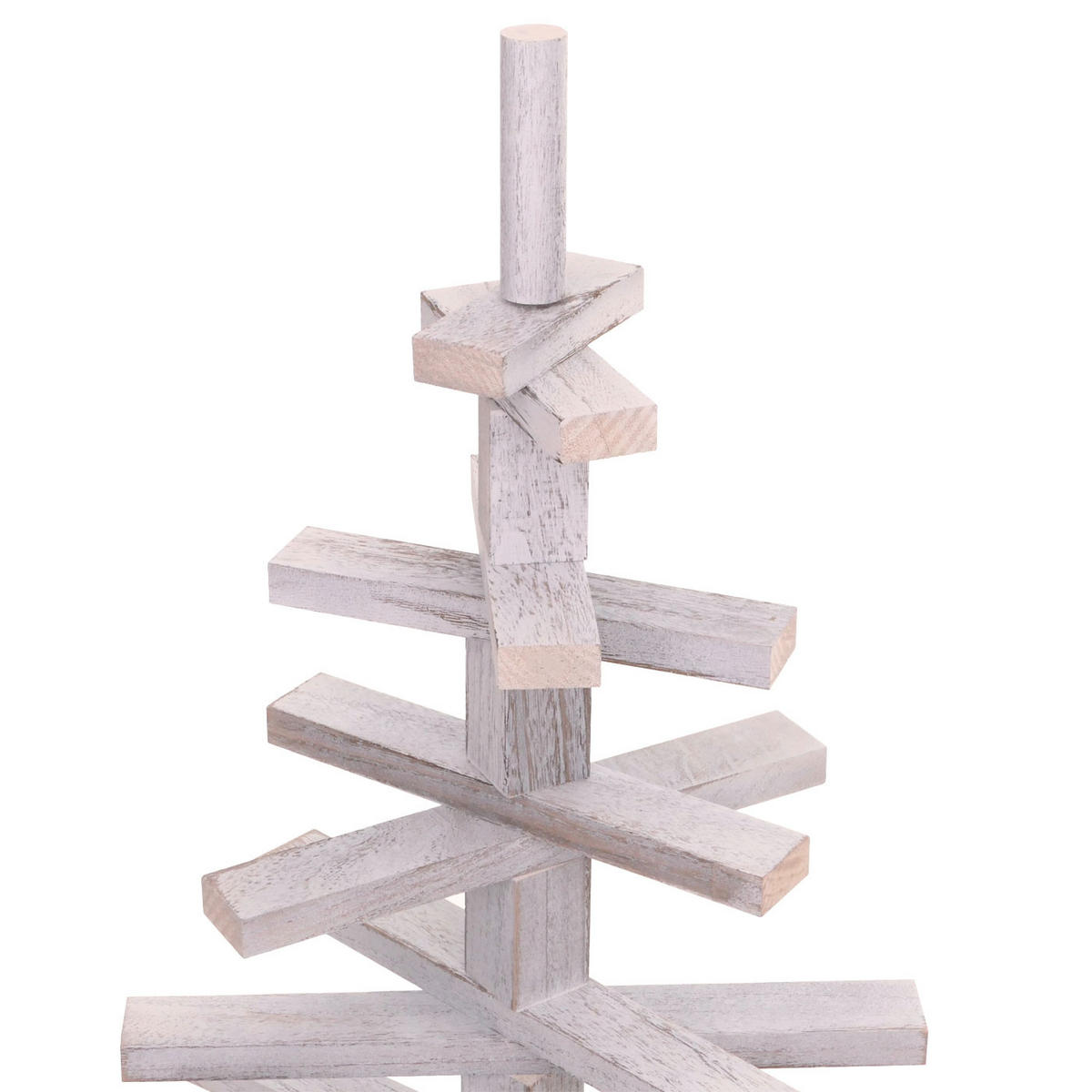 DEKO-WEIHNACHTSBAUM Weiß - Weiß, Holz (130cm) - MCW