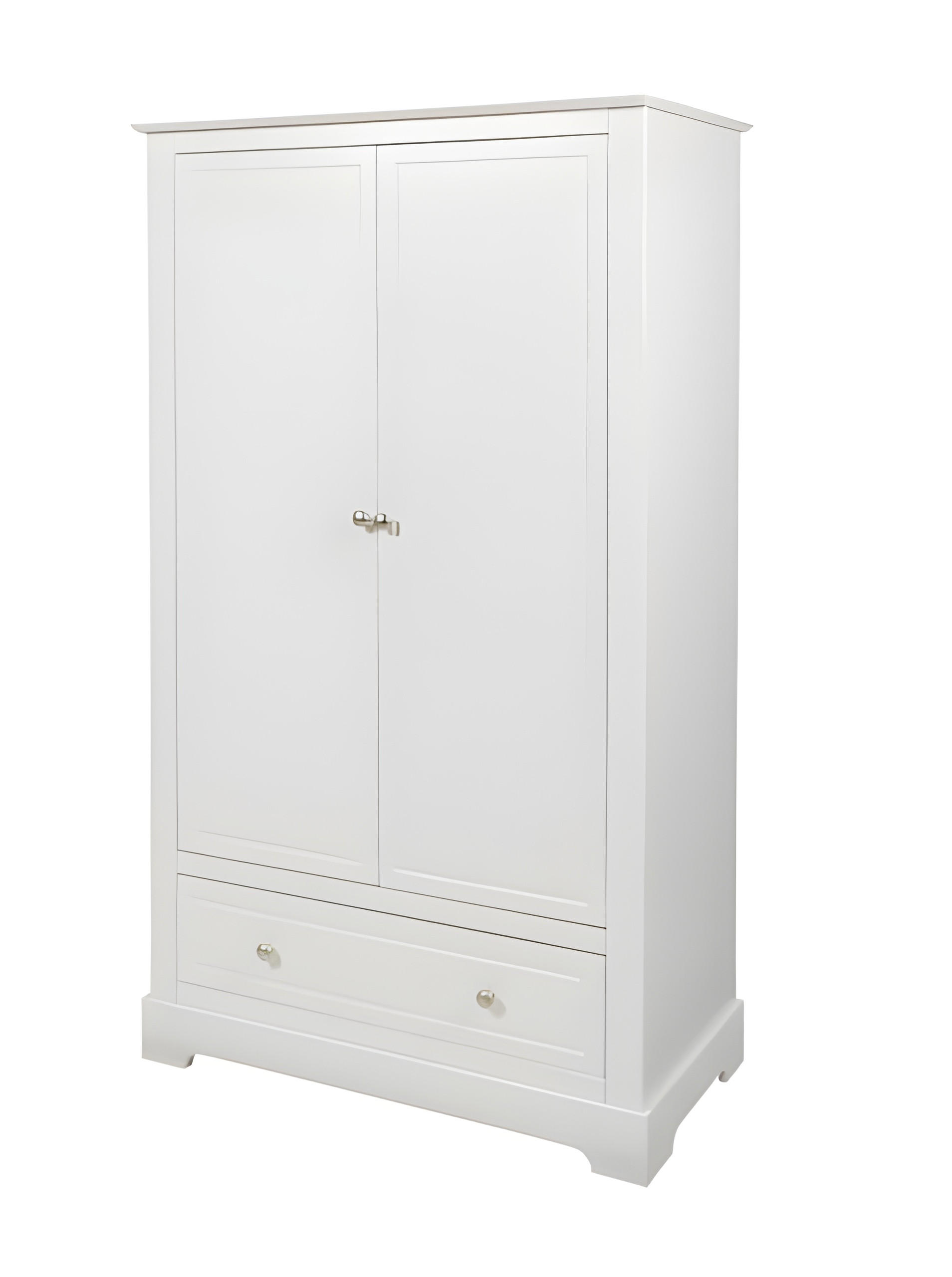 KINDERKLEIDERSCHRANK Marylou, 2-türig – ideal für das Kinderzimmer Weiß - Weiß, Holzwerkstoff (103/175/52cm) - RAUMHIRSCH FURNITURE