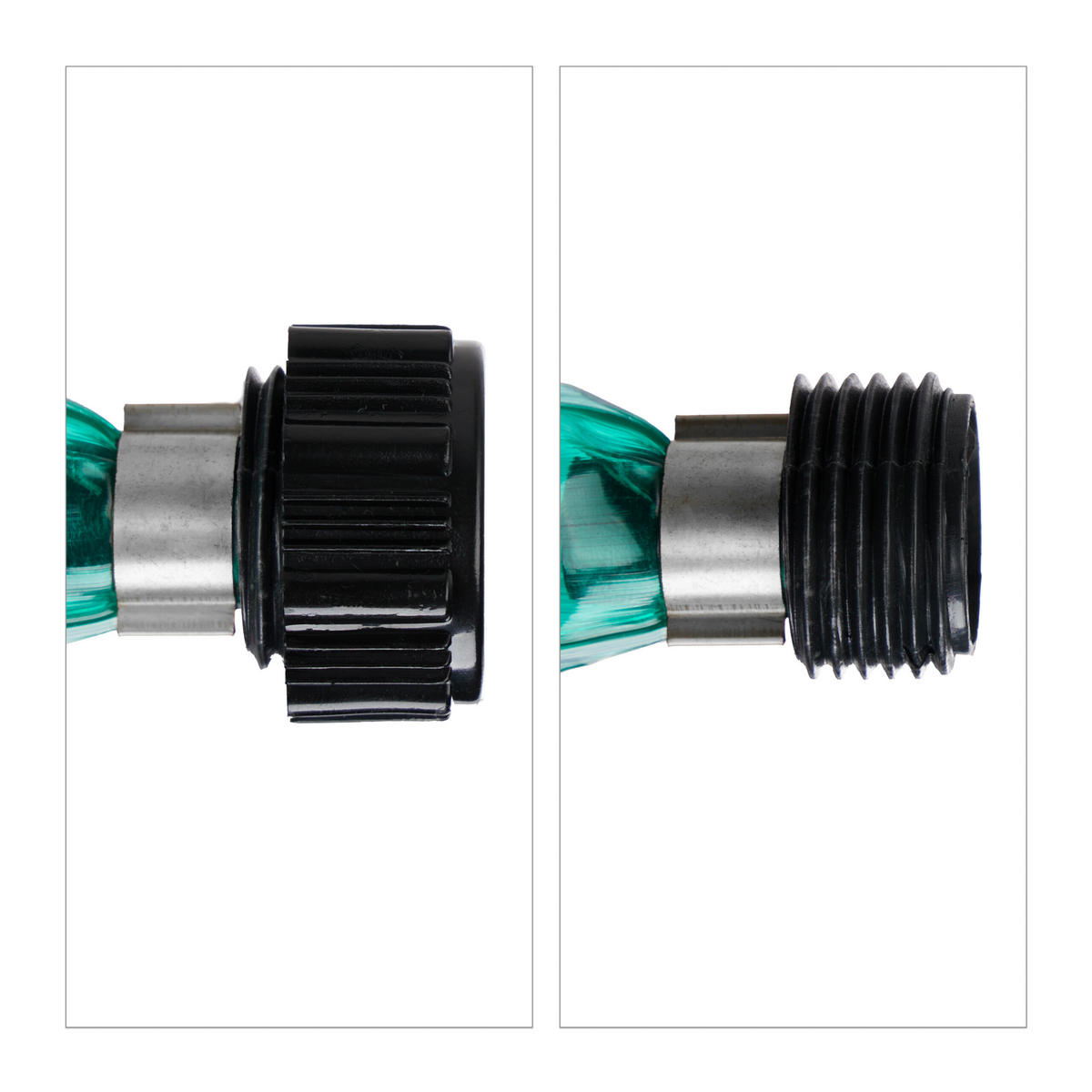 BEWÄSSERUNGSSCHLAUCH - Grün, Kunststoff (3.5cm) - Relaxdays