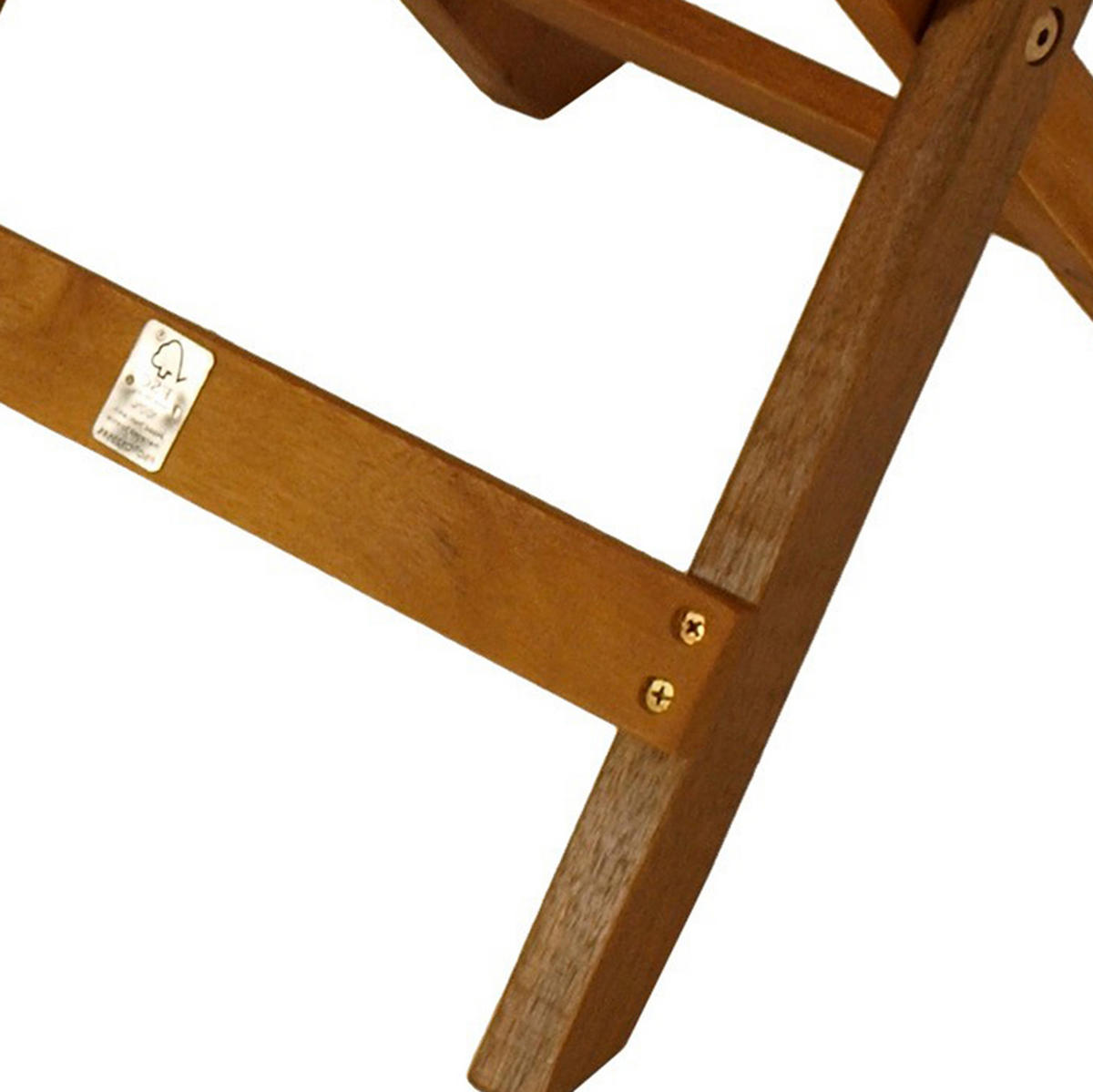 BEISTELLTISCH Cannock - aus Akazienholz, Oberfläche geölt, klappbar, BxTxH: 38x38x45 cm - Braun, Metall (38/38/45cm) - TPFGarden