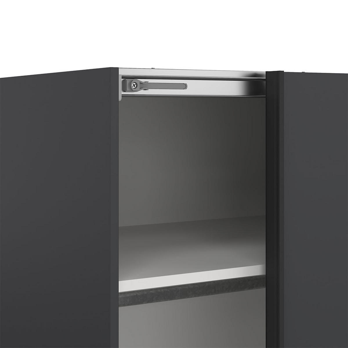 SCHIEBETÜRENSCHRANK, Como, Grau, Holzwerkstoff, 179 x 67 x 221 cm - Grau, Holzwerkstoff (179/221/67cm) - ebuy24