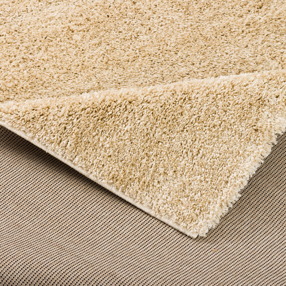 HOCHFLOR LANGFLOR TEPPICH ALOHA - Beige, Textil (60/110cm) - Pergamon