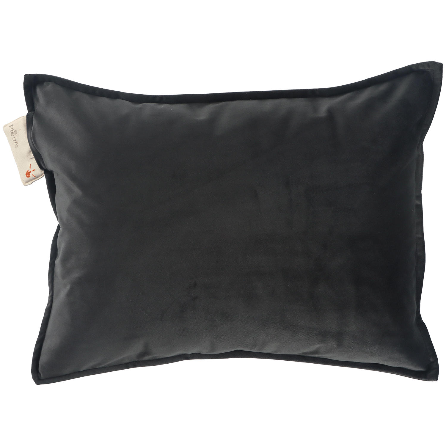 HEIZKISSEN Plush 45x60cm Onyx - Schwarz, Textil (45/60cm) - Pleafs