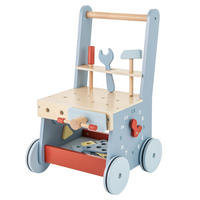LAUFLERNWAGEN Blau - Blau, Holzwerkstoff (30/47/30cm) - COSTWAY