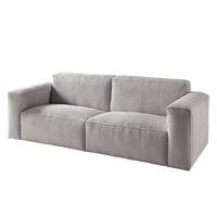 3-SITZER SOFA - Hellgrau, Textil (240/75/96cm) - home24