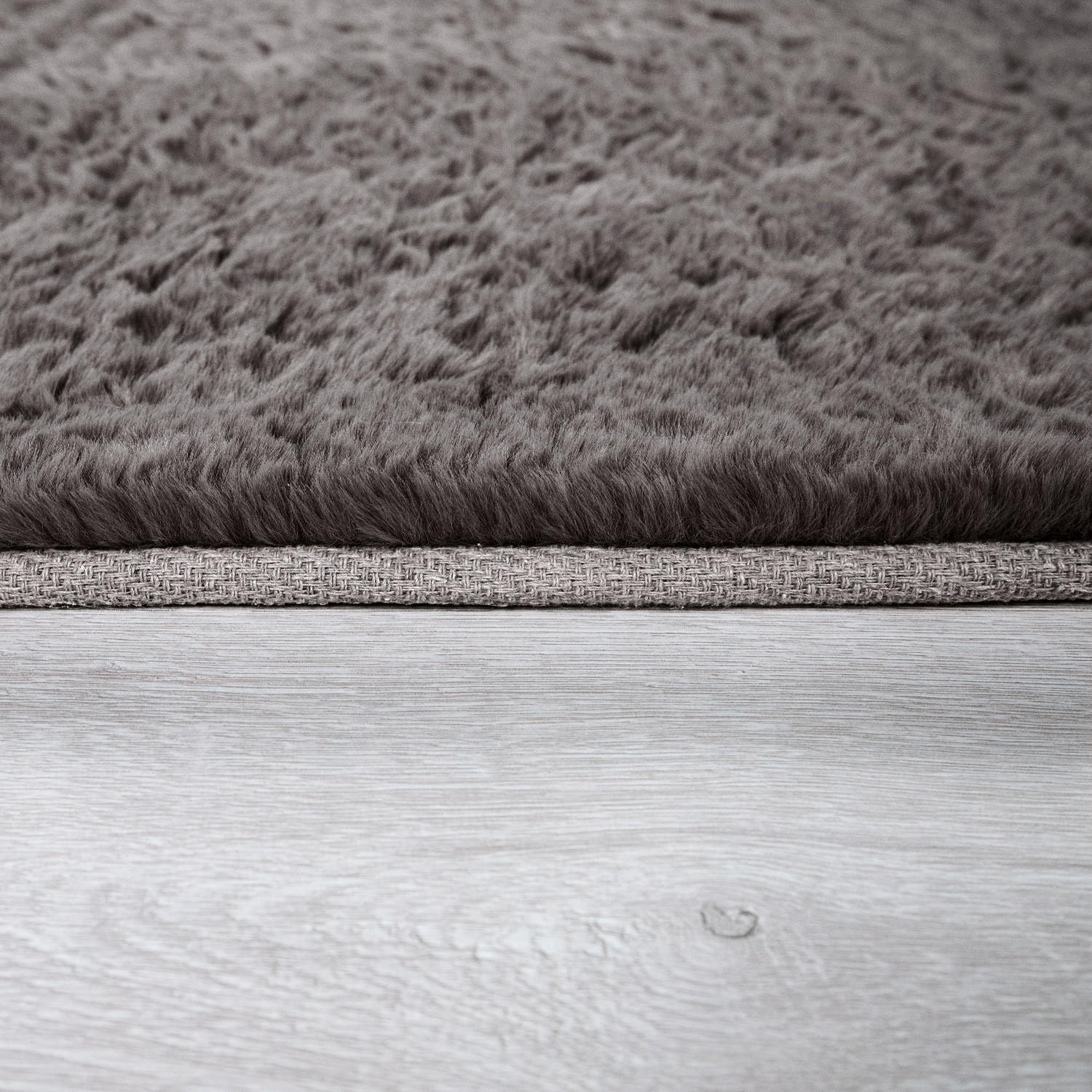 Thumbnail - Paco Home Hochflorteppich, Dunkelgrau, Textil, Rechteckig, 100x200 cm, strapazierfähig, für Fußbodenheizung geeignet, Te...