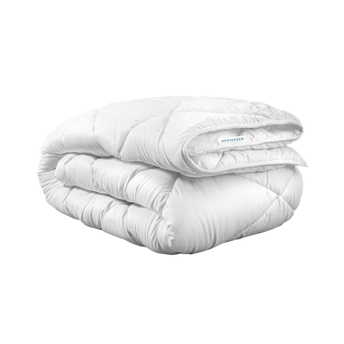 GANZJAHRESBETTDECKE Hygge - 155 x 220 cm - Weiß - Weiß, Textil (155/220cm) - SCHIESSER