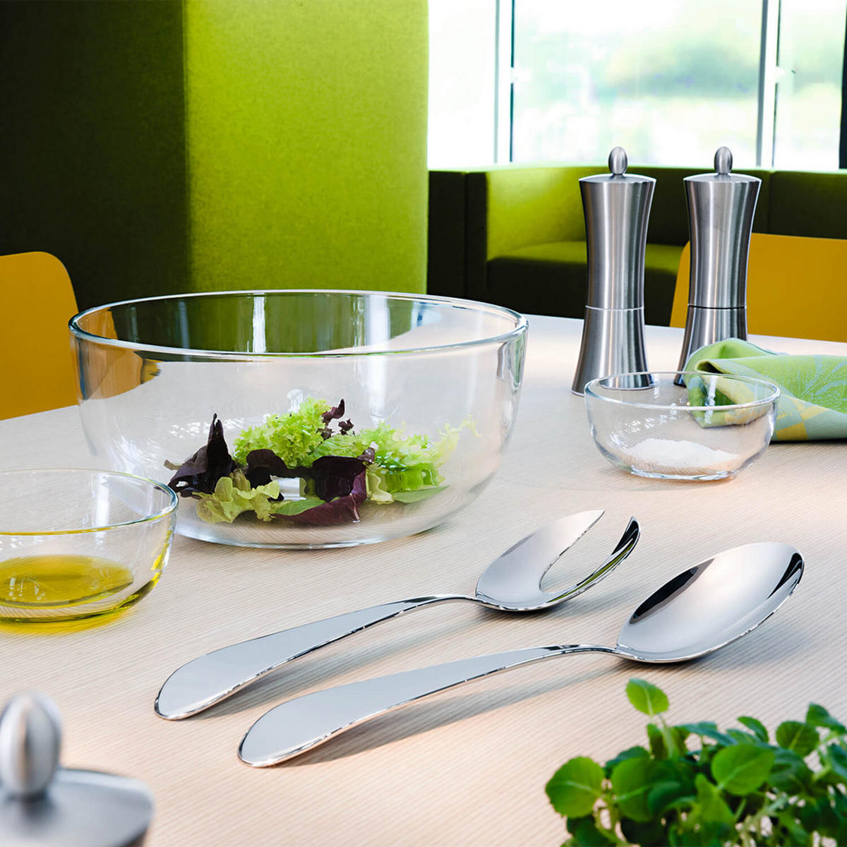 SALATBESTECK Sereno XXL silber 29,7 cm - Silberfarben, Metall - Villeroy & Boch