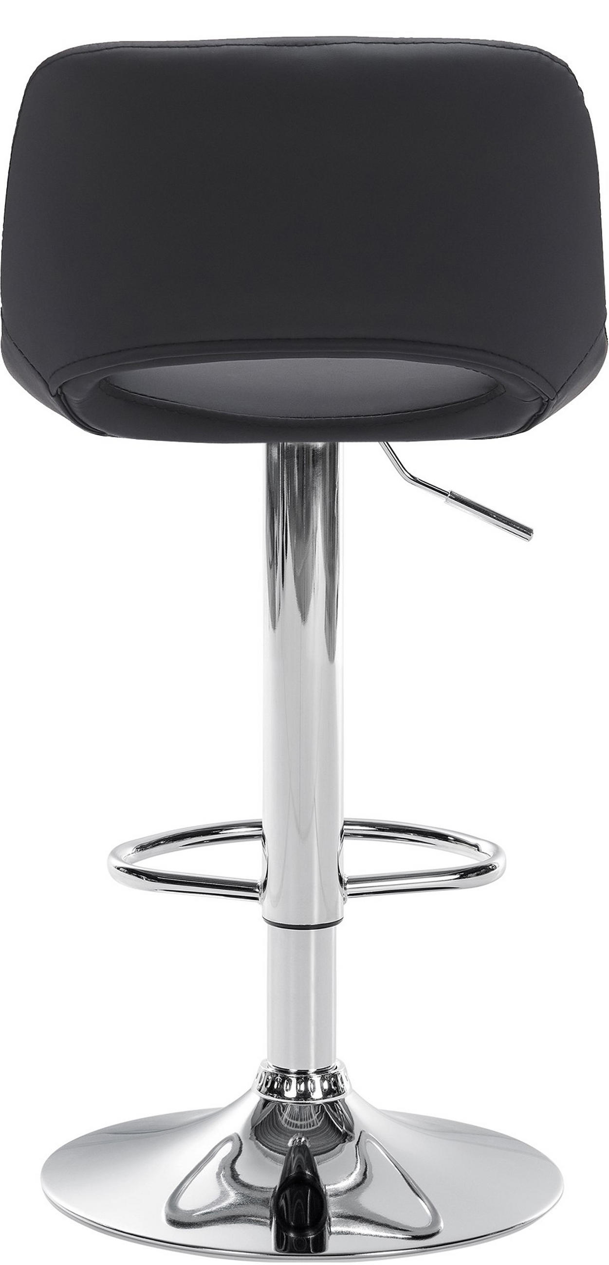 TPFLiving Barhocker Schwarz 42x107x46 cm