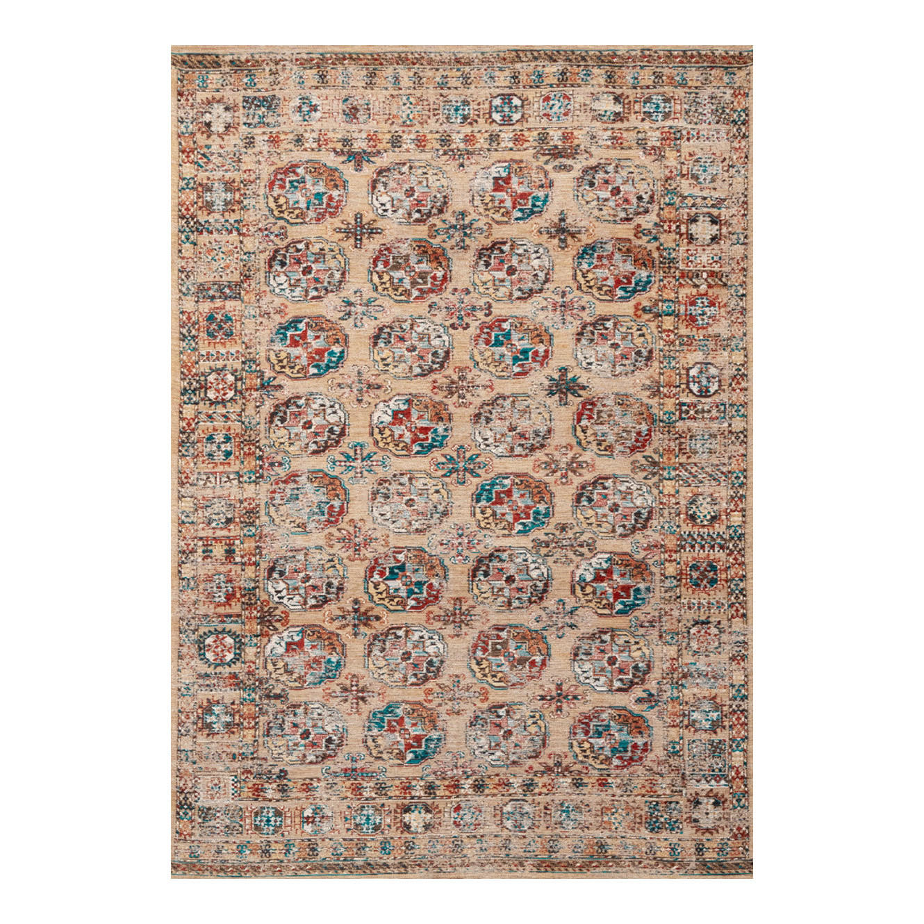 TEPPICH Djamboul Antiquarian Kasak 140/200 cm - Braun, Naturmaterialien/Textil (140/200cm) - Louis De Poortere
