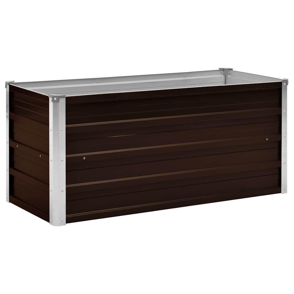 vidaXL Garten-Hochbeet Braun 100x45x40 cm