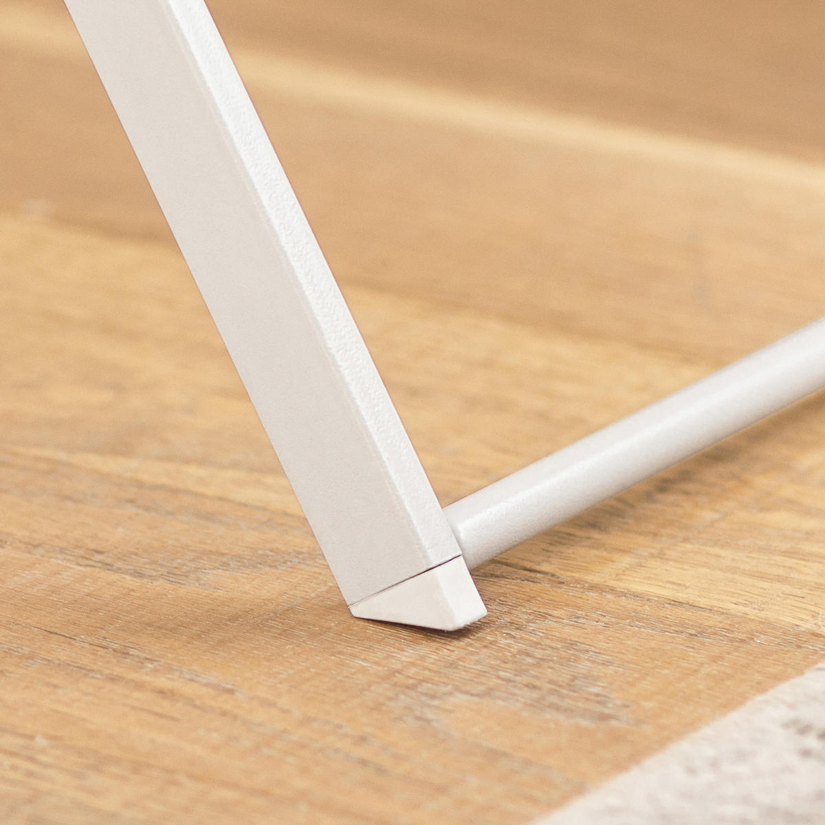 SCHREIBTISCH Weiß-Natur - Weiß, Holzwerkstoff (45/63/77cm) - SoBuy