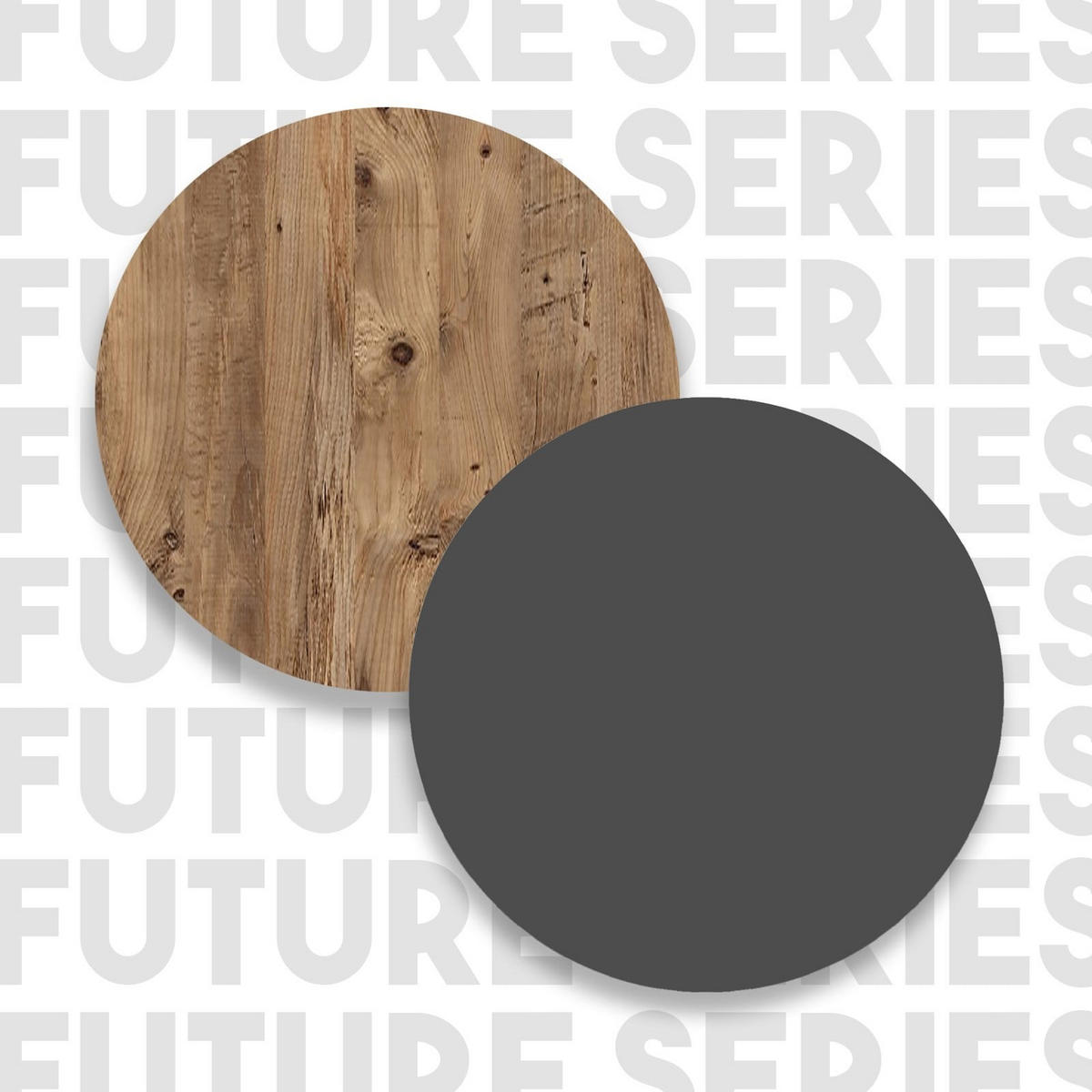 COUCHTISCH mit 2 Klapptüren in Kiefer-Dekor und Anthrazitgrau 90/60/28 cm - Anthrazit, Holzwerkstoff (90/60/28.6cm) - Calicosy