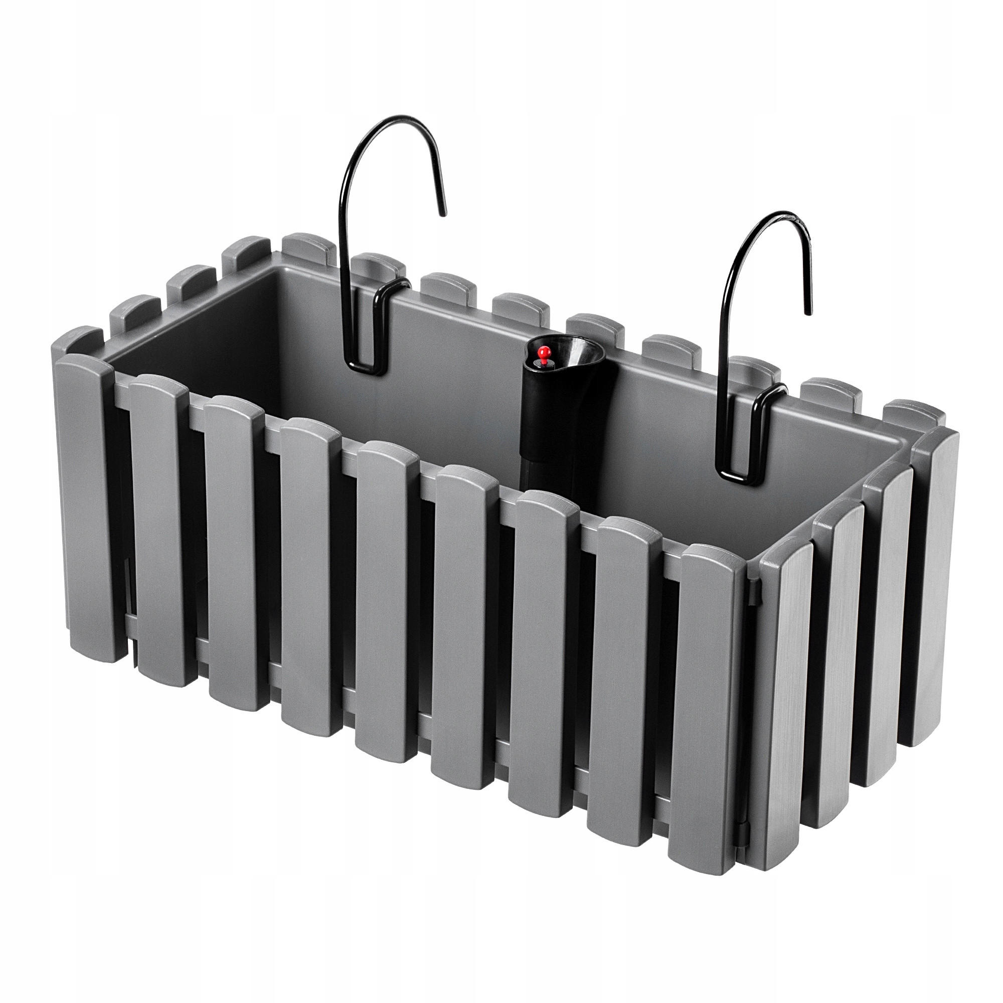 Kadax Balkonkasten Grau 18x38 cm