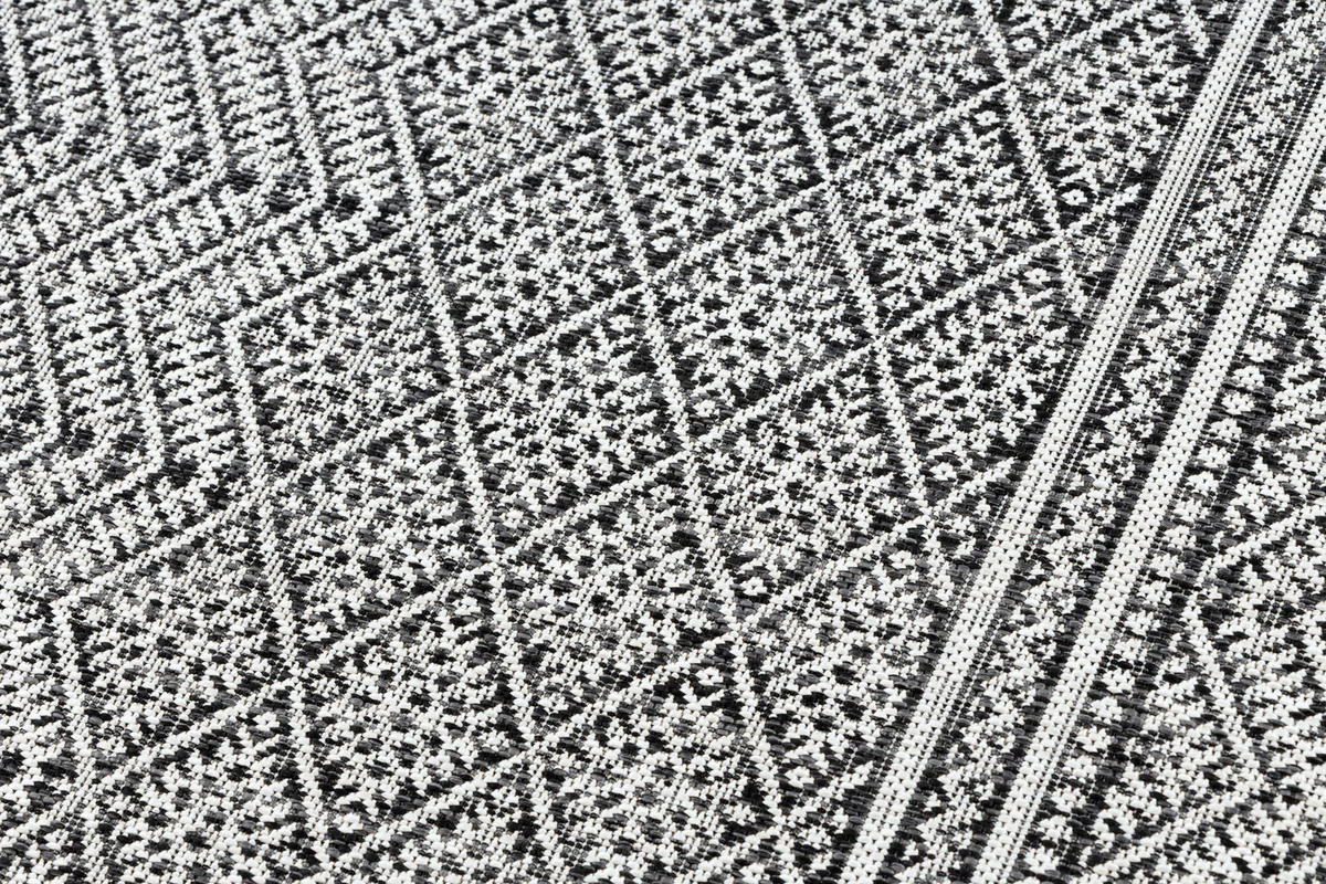 TEPPICH Sion 60/250 cm - Schwarz, Textil (60/250cm) - rugsX