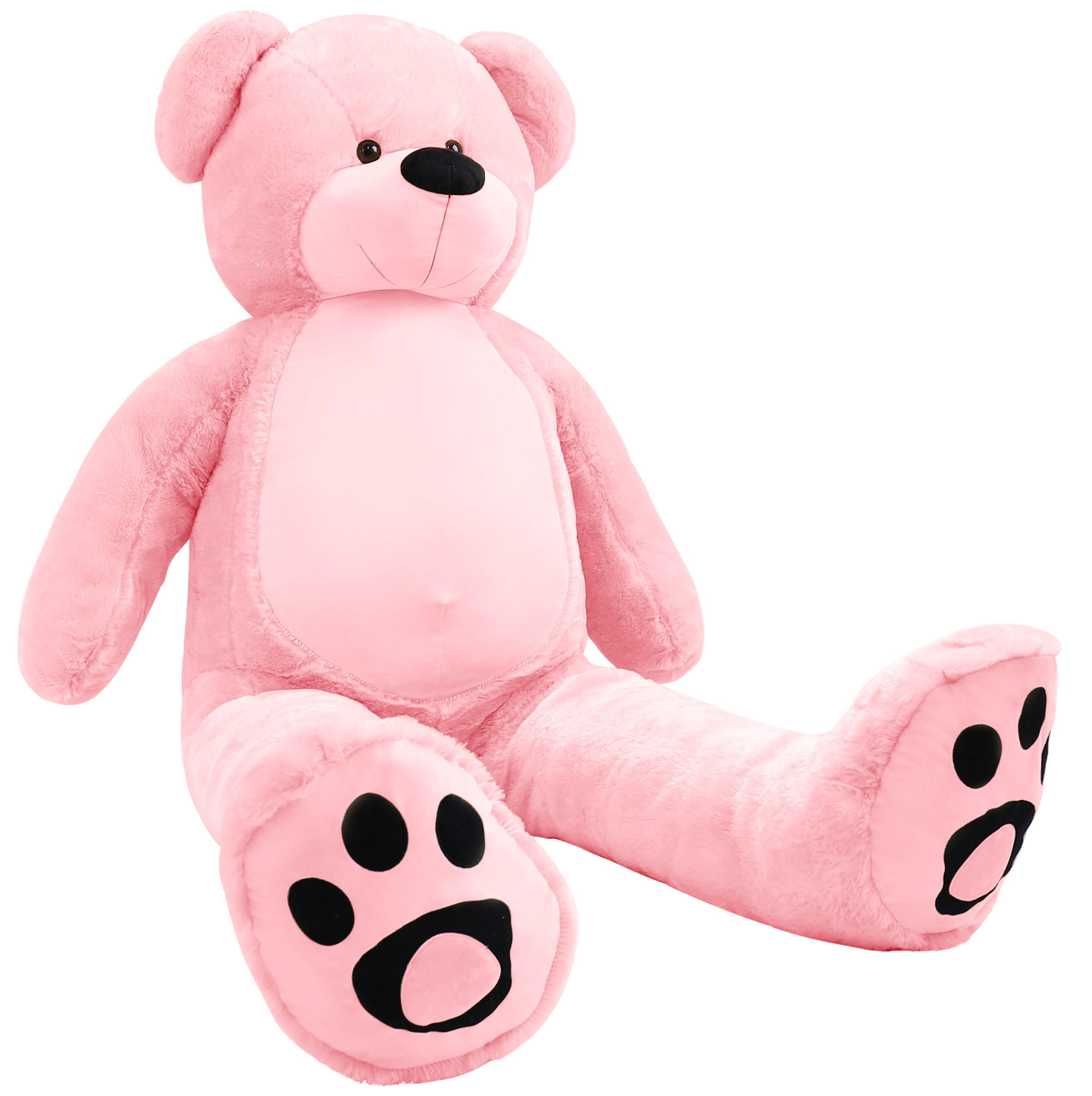 PLÜSCHTIER Riesen Teddy XXL Rosa 183cm - Pink, Textil (60/50cm) - Vercart