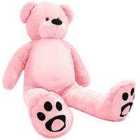 PLÜSCHTIER Riesen Teddy XXL Rosa 183cm - Pink, Textil (60/50cm) - Vercart