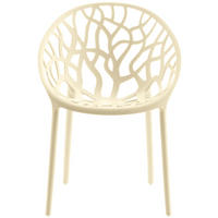 GARTENSTUHL Kunststoff creme - Creme, Kunststoff (59/80/60cm) - CLP