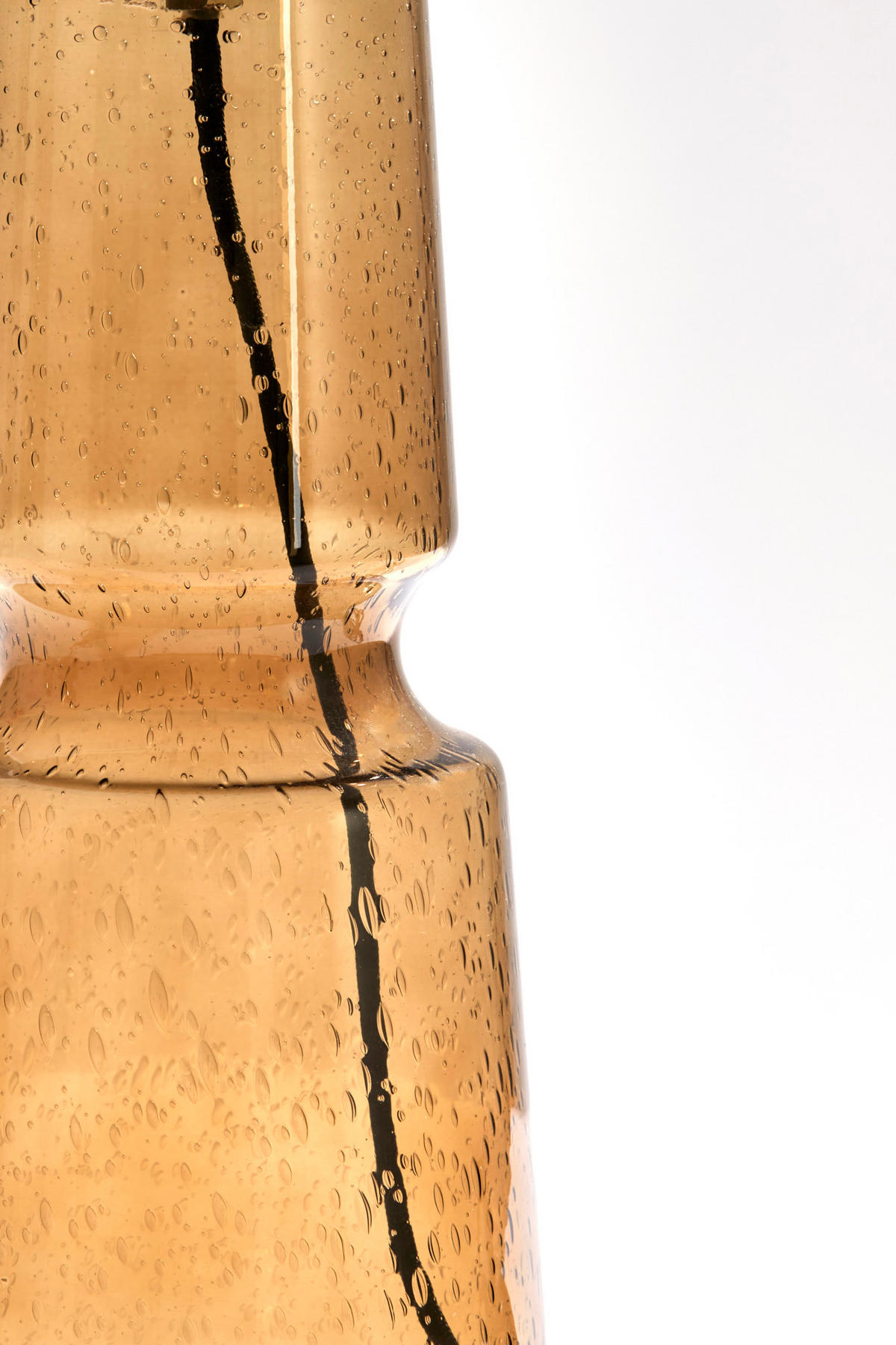 LAMPENFUSS Labin Braun Ø12,5/39 cm - Braun, Glas (12.5/12.5/39cm) - Light & Living