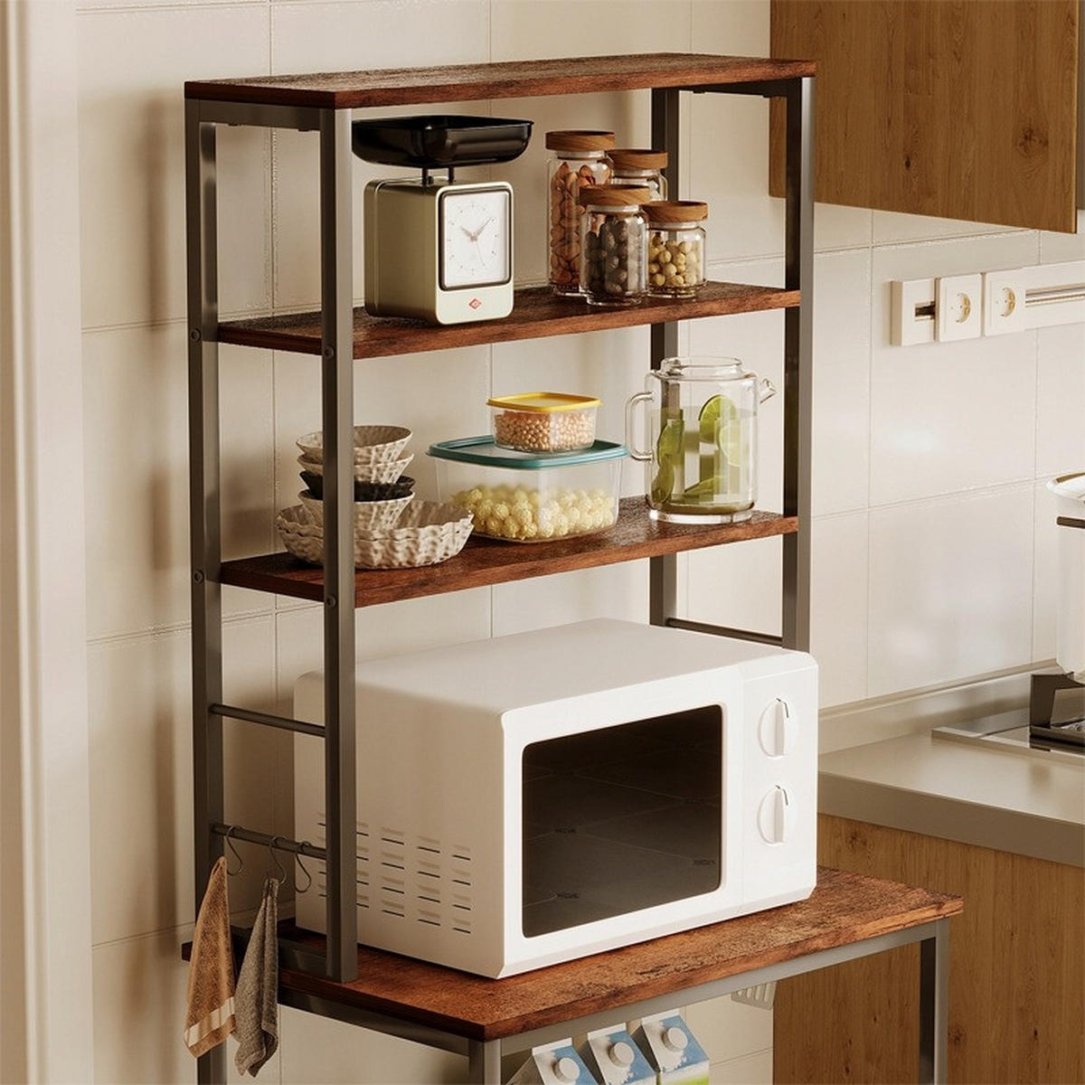 MULTIFUNKTIONALES Regal, 40/60/166 cm - Braun, Karton (60/166/40cm)