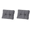 SITZKISSEN Panama 43/60 cm 2er-Set - Grau, Textil (60/8/43cm) - Madison