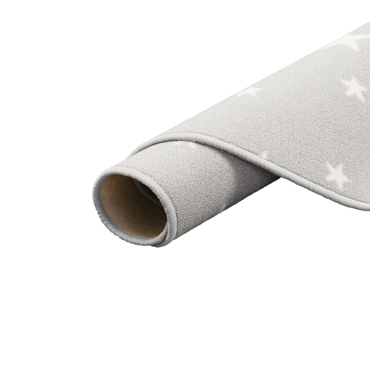 KINDER SPIEL TEPPICH STERNE RUND - Grau, Textil (160/160cm) - Snapstyle