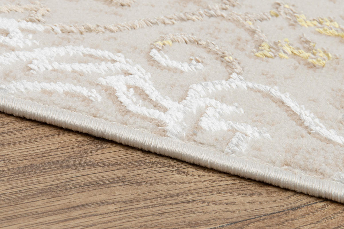 TEPPICH ARES Creme 300/400 cm - Creme, Kunststoff (300/400cm) - Tapiso