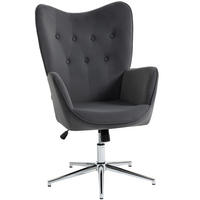 DREHSTUHL Grau 1 Stück - Grau, Naturmaterialien (66/111.5/82cm) - GiPP