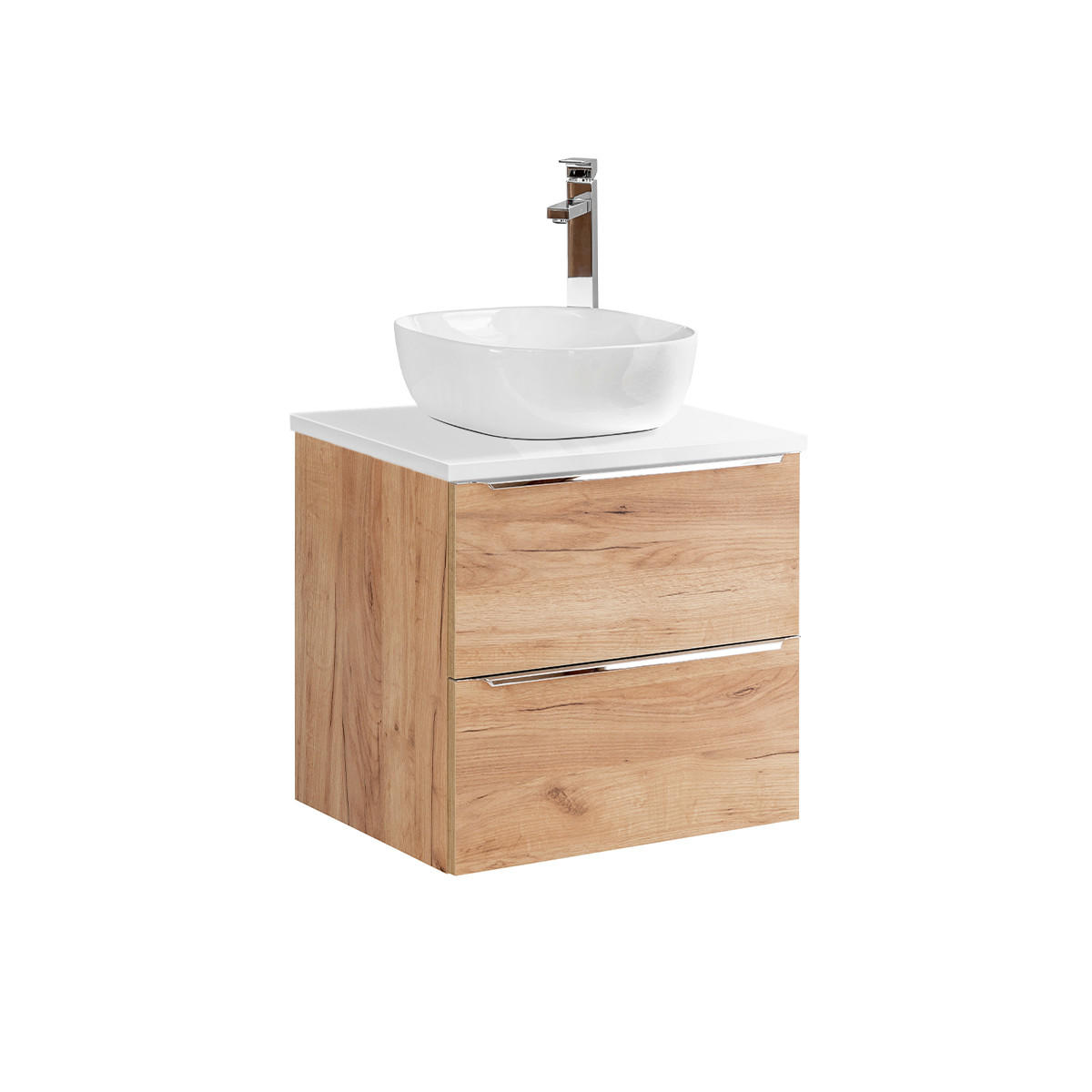 WASCHTISCH 60.4cm April Holz - Braun, Holzwerkstoff (60.4/59/46cm) - Petits-meubles