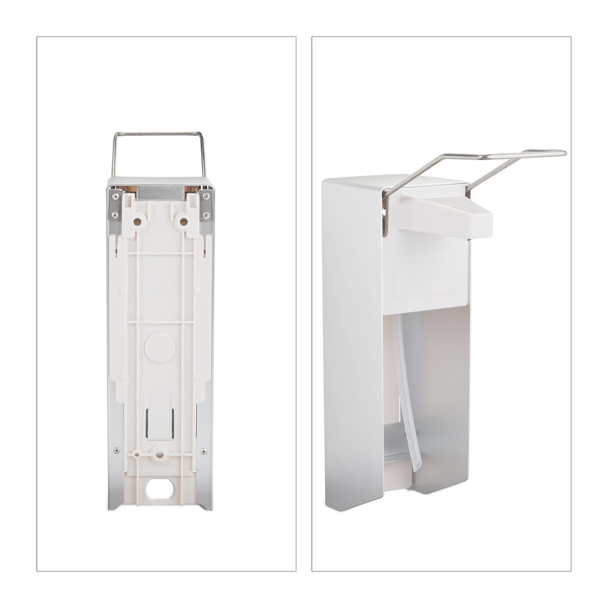 EUROSPENDER - Weiß, Kunststoff/Metall (9/32/23cm) - Relaxdays