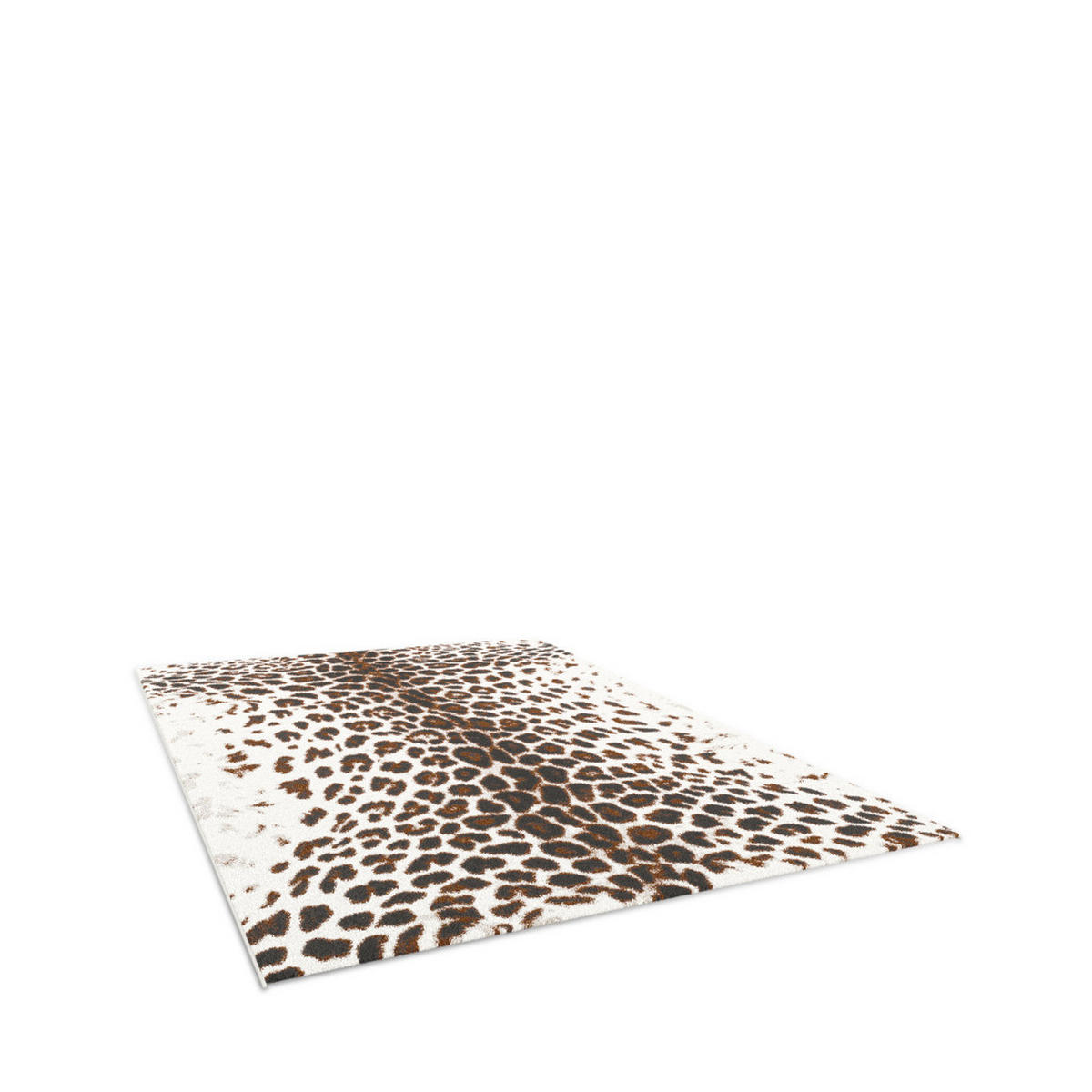 TEPPICH mit Leopardenmuster - Lepi - 120 cm x 170 cm - Braun, Kunststoff (120/170cm) - Drawer