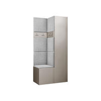 GARDEROBEN-SET Orion XXIV - Kaschmir/Hellgrau, Holzwerkstoff/Kunststoff (82/186/46cm) - MIRJAN24