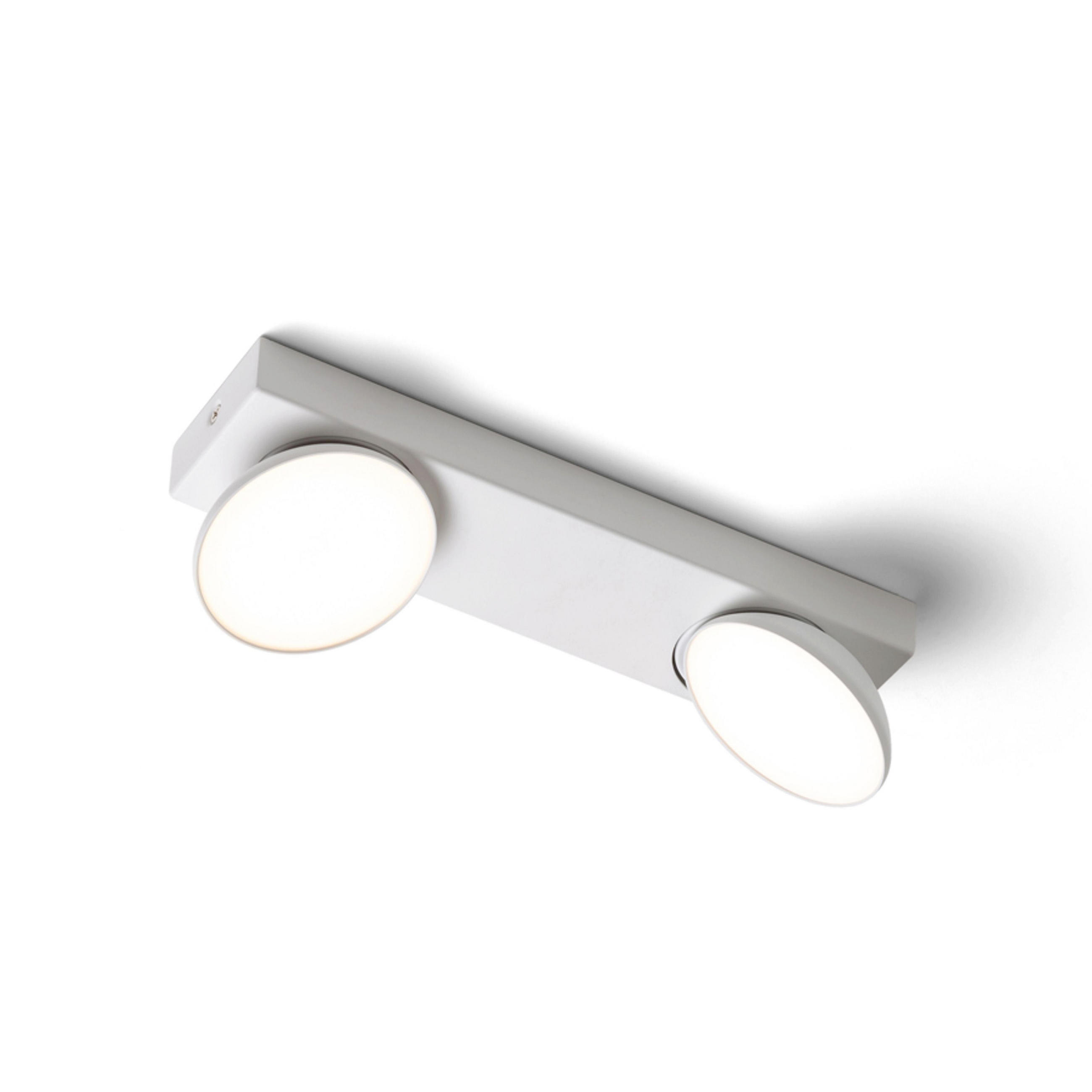 DECKENLEUCHTE ELISEO II Weiß 10 W - Weiß, Metall (9/9/20cm) - Rendl