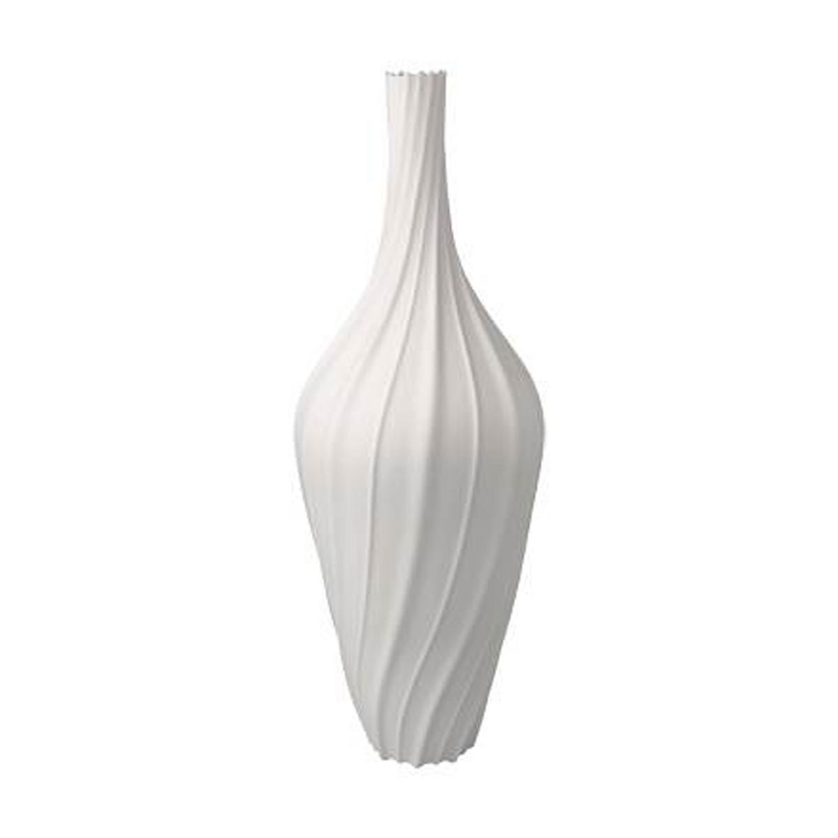 VASE Bahar, Biskuit-Porzellan, weiß, H 31 cm - Weiß, Keramik (31cm) - Goebel