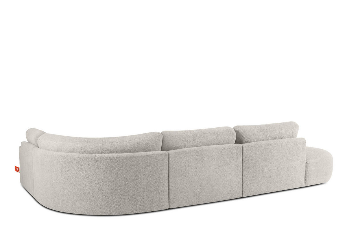 ECKSOFA LINKS ZUCCO, Braun - Braun, Holz/Holzwerkstoff (224/373cm) - KONSIMO®