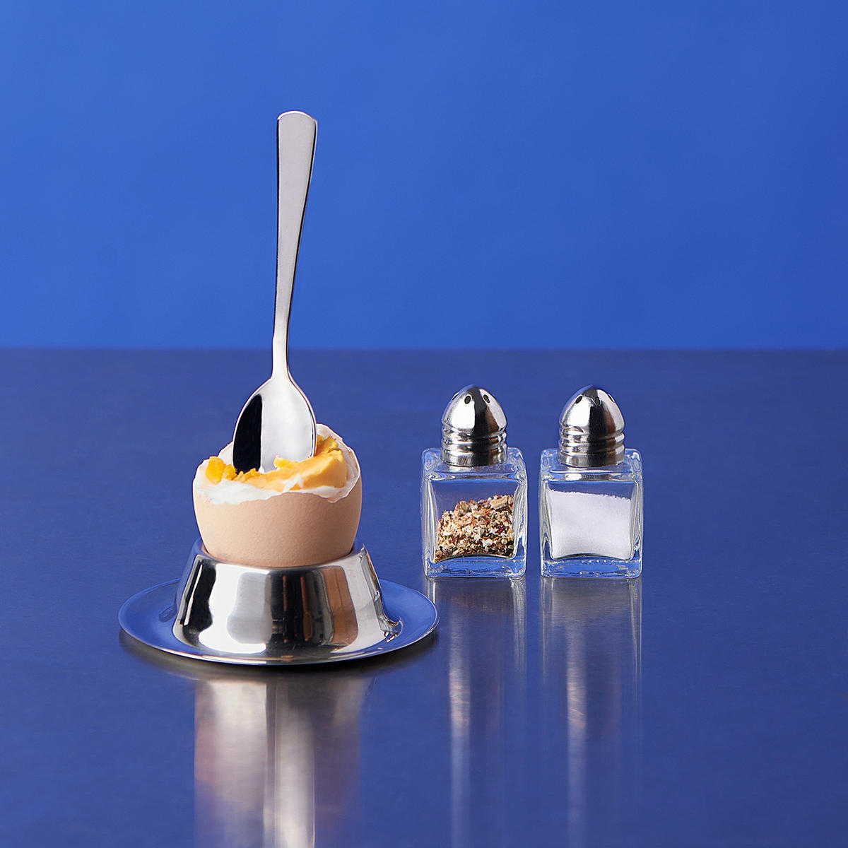 EIERBECHER (12er Set) Egg - Silberfarben, Metall (9/2/9cm) - Butlers