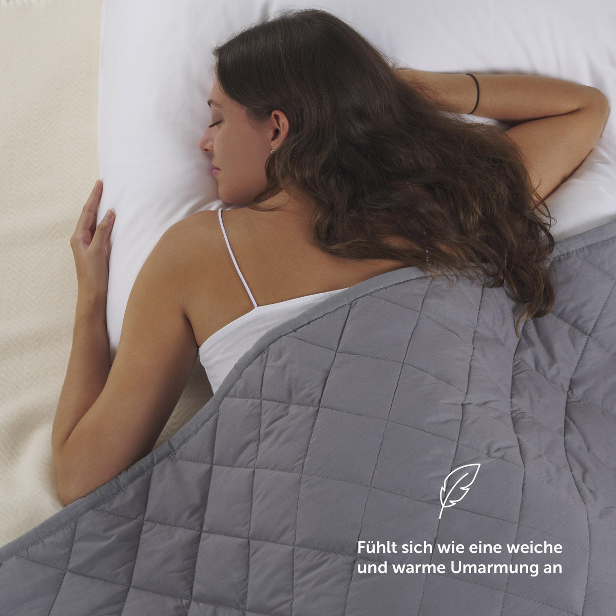 GEWICHTSDECKE 135/200 cm, 6000 g - Grau, Textil (135/200cm) - Blumtal