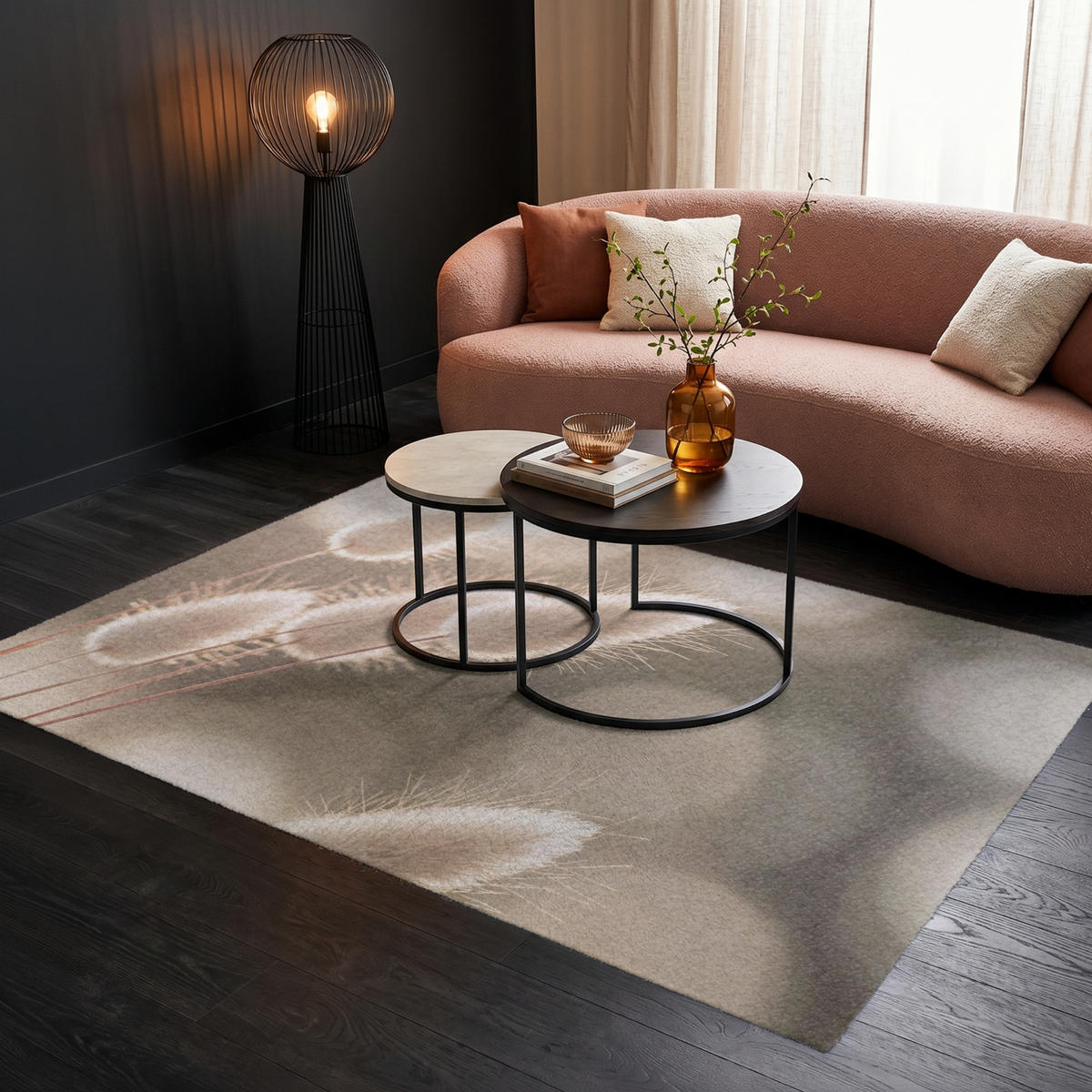 KOBERCE - Chvostoskok - Biely - Slnečné svetlo - 200x140 cm - béžová, textil/plast (200/0.4cm) - OnlyWow