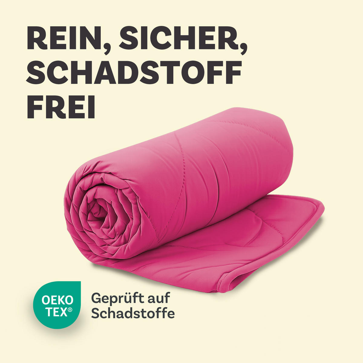 SOMMERBETT Steppbett leicht Pink 135x200 cm - Pink, Textil (135/200cm) - Bestlivings