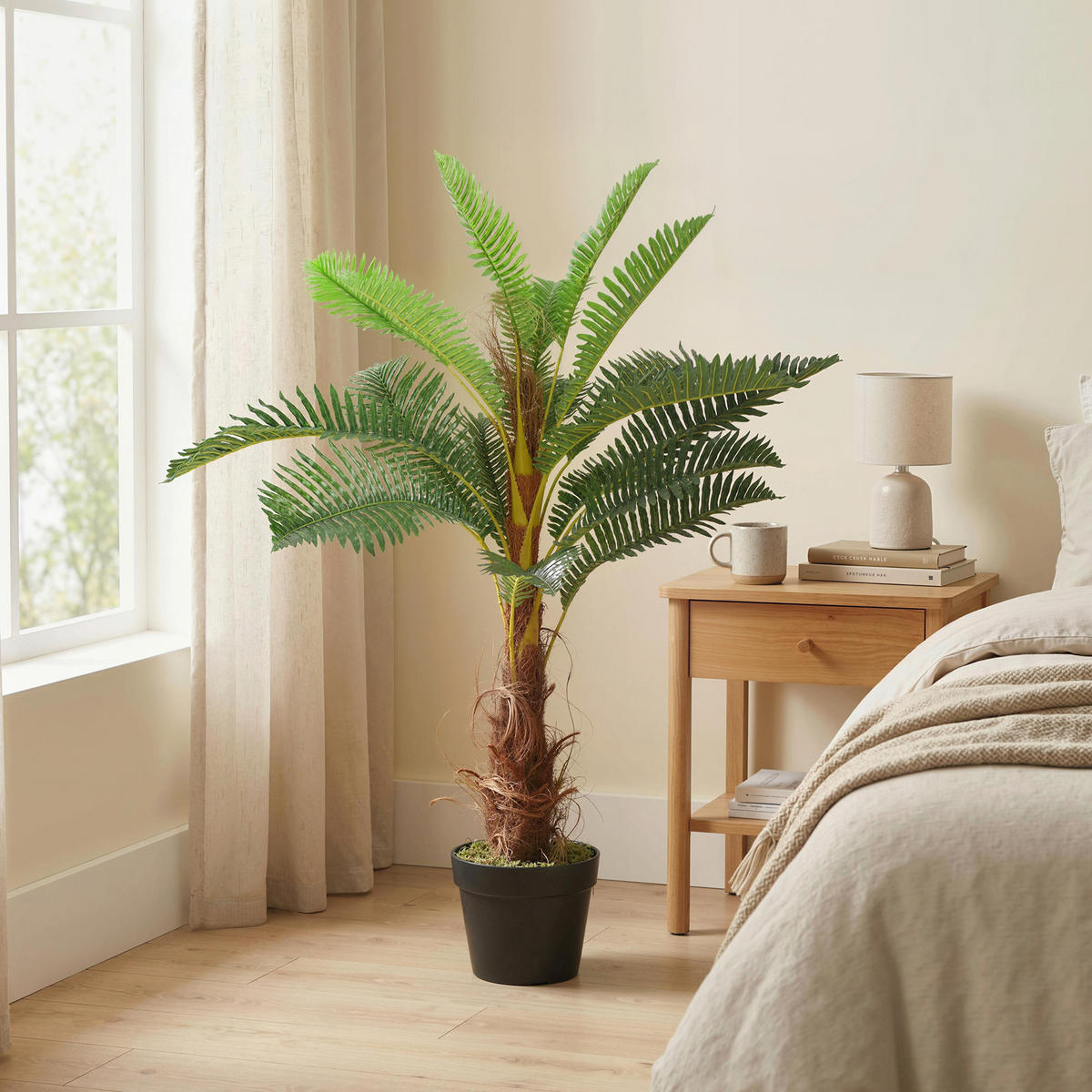 KUNSTBAUM Grün realistisch mit Topf 100 cm - Smaragdgrün, Kunststoff (100cm) - PANGIVO
