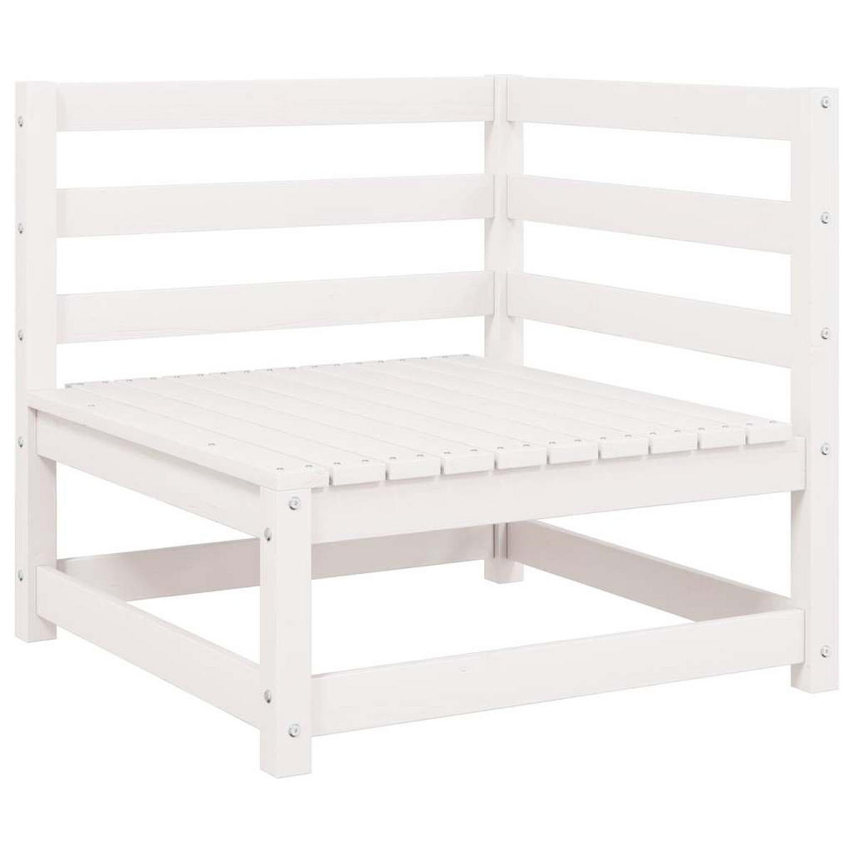 GARTENSOFA RYZOD 70/67/70 cm （2-SITZER） - Grau, Holz (70/67/70cm) - ZMH