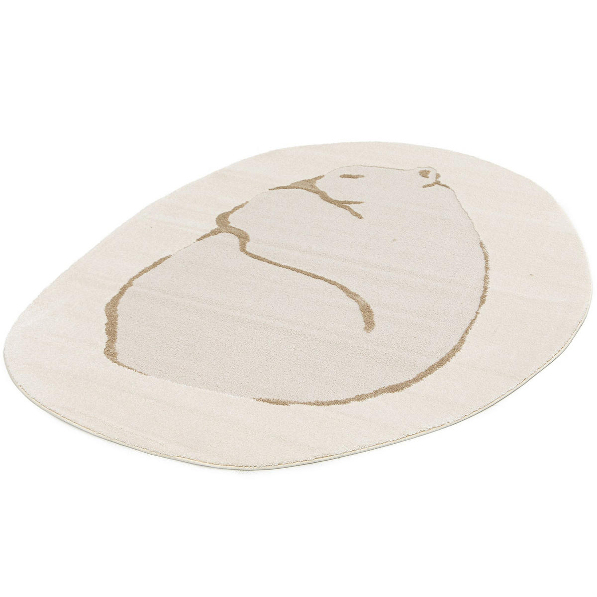 KINDERTEPPICH mit Reliefeffekt beige beige - Beige, Textil (160/229cm) - AFK Living